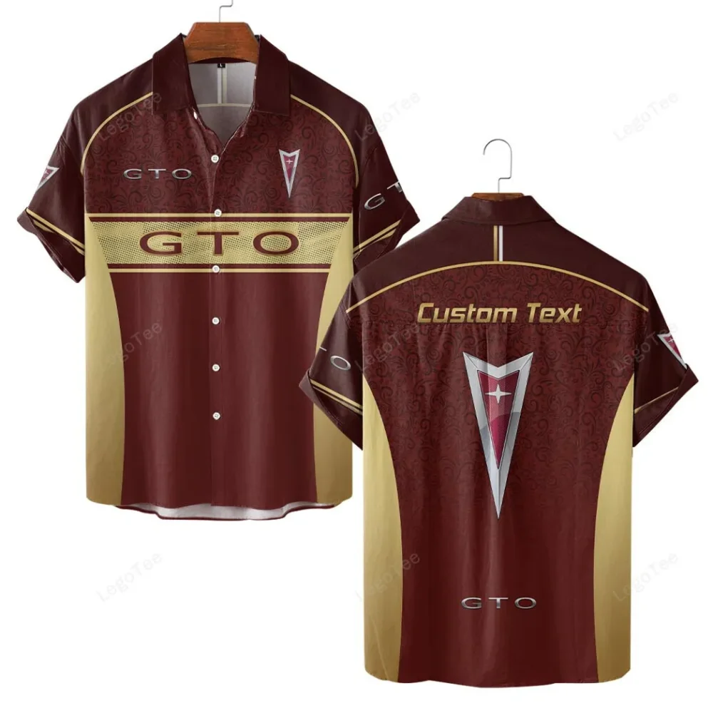 Racing Icon Hawaiian Shirt Exclusive Logo, Bold Driver Button Shirt CAR137 - Image 2