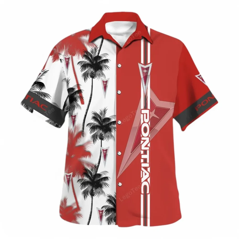 Iconic Road Car Hawaiian Shirt Exclusive Logo, Highway Cruise Button Shirt CAR143 - Image 2