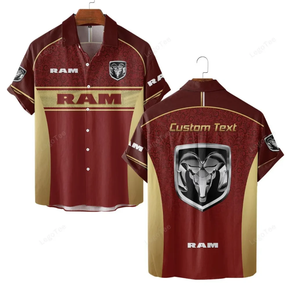 Strong Utility Pickup Hawaiian Shirt Exclusive Logo, Performance Gear Button Shirt CAR137 - Image 2