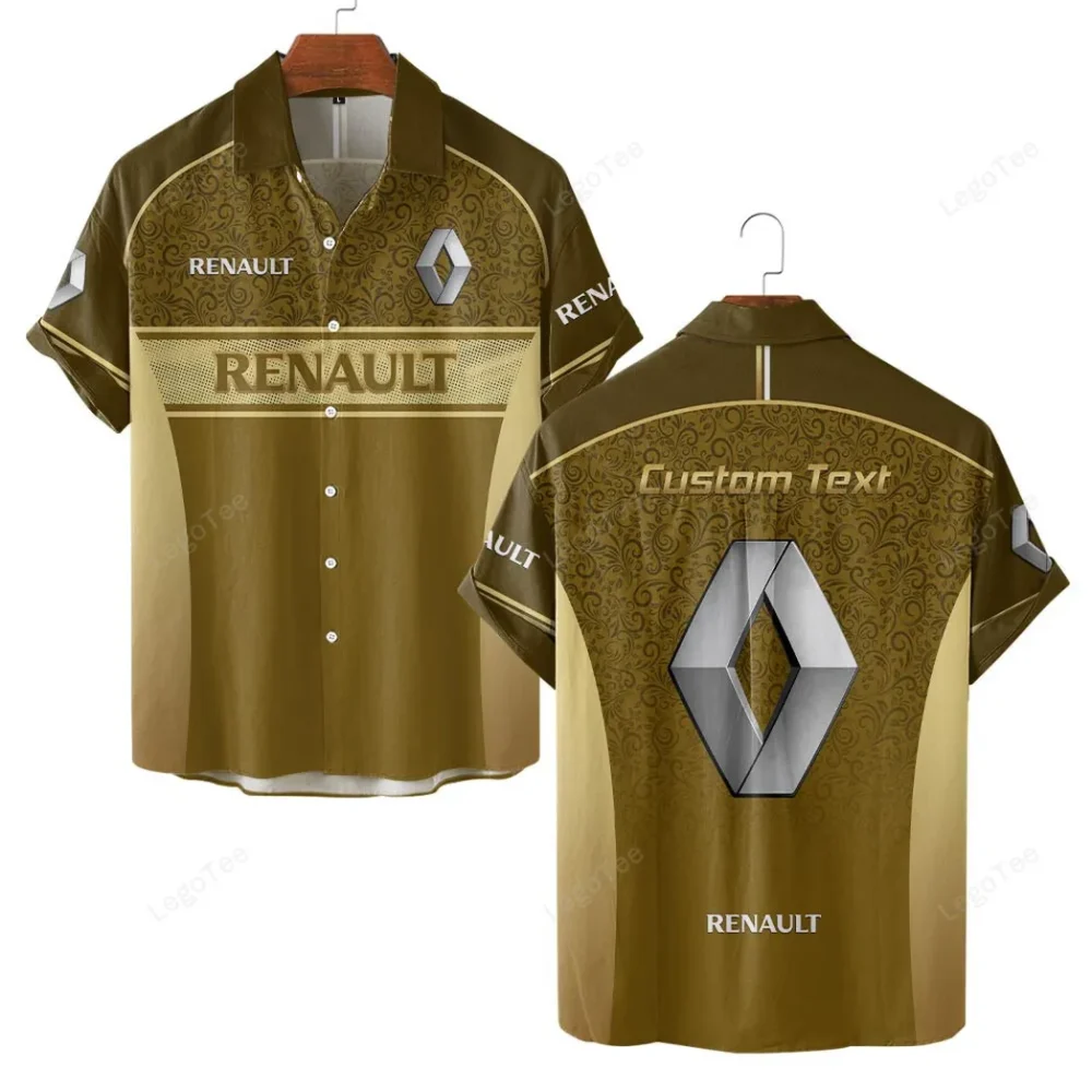 Practical Crossover Hawaiian Shirt Exclusive Logo, Street-Ready Button Shirt CAR137 - Image 2