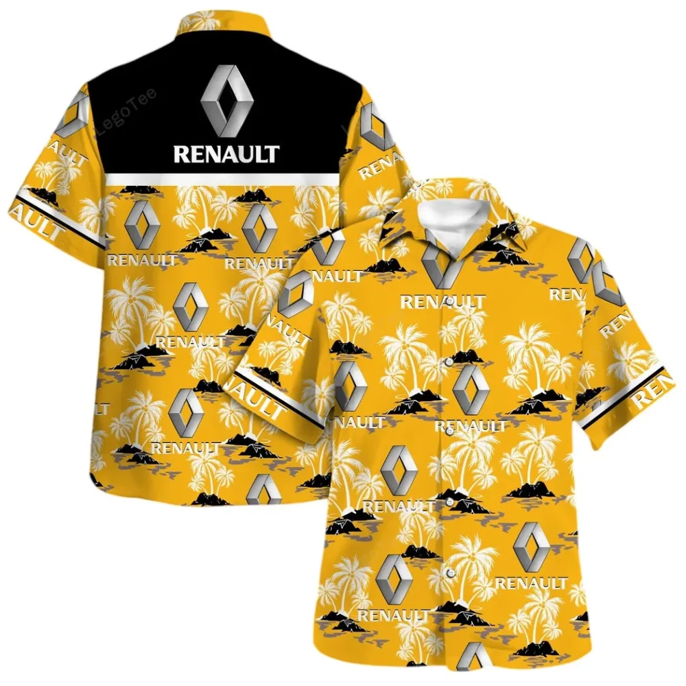 Urban Vehicle Hawaiian Shirt Exclusive Logo, Retro Driver Button Shirt CAR144 - Image 4