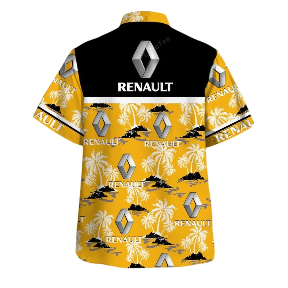 Urban Vehicle Hawaiian Shirt Exclusive Logo, Retro Driver Button Shirt CAR144 - Image 3