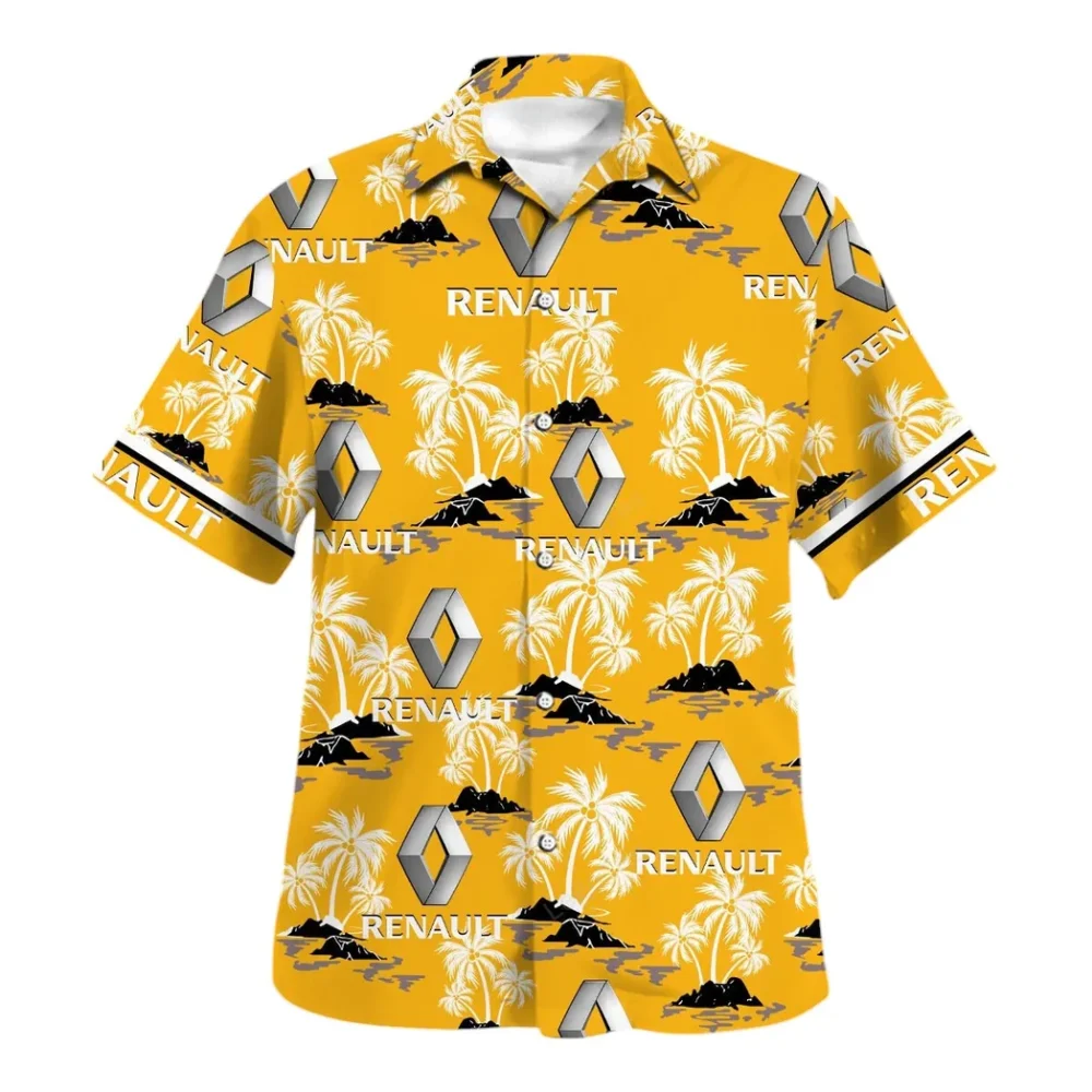 Urban Vehicle Hawaiian Shirt Exclusive Logo, Retro Driver Button Shirt CAR144 - Image 2