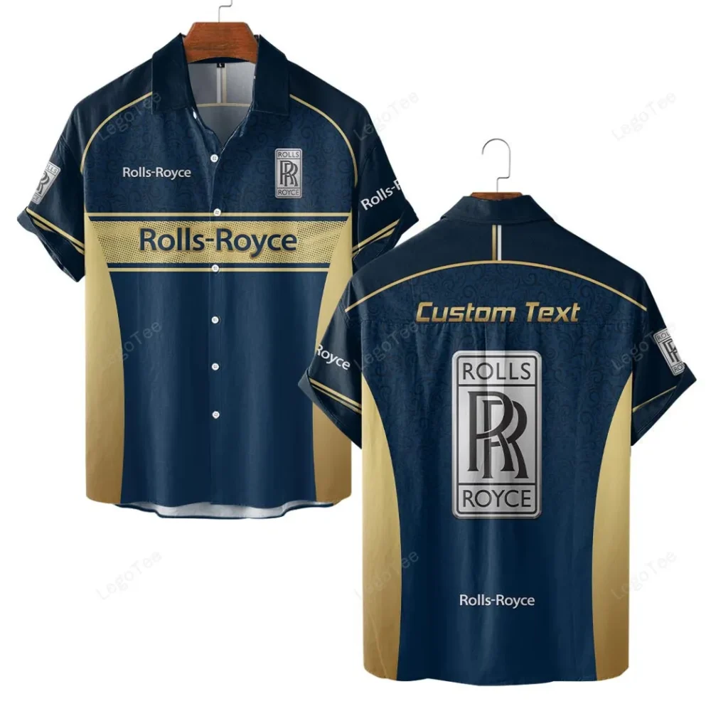 High-End Coupe Hawaiian Shirt Exclusive Logo, Bold Driver Button Shirt CAR137 - Image 2