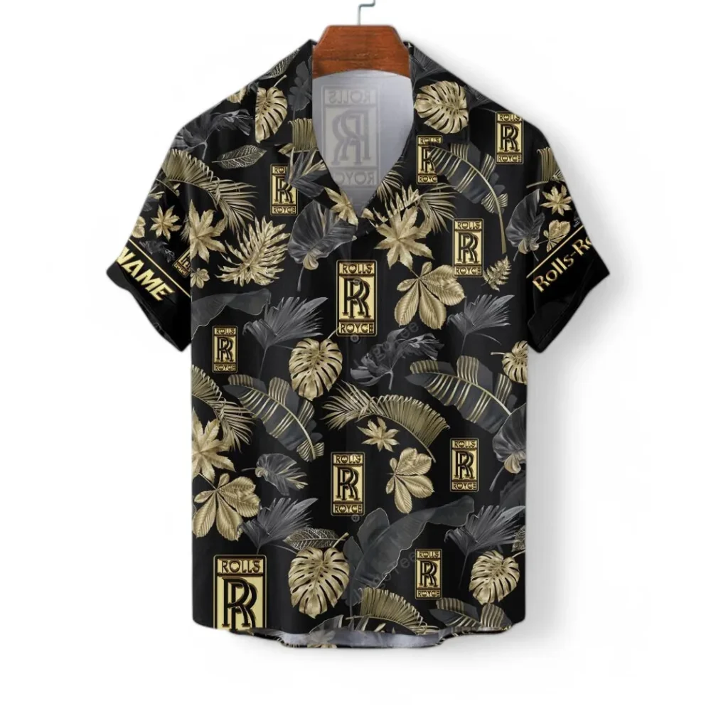 Elite Touring Vehicle Hawaiian Shirt Exclusive Logo, Street Racer Button Shirt CAR139 - Image 3