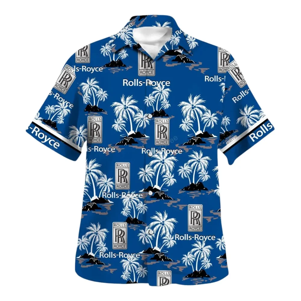 Luxury  Auto Hawaiian Shirt Exclusive Logo, Auto Fan Button Shirt CAR144 - Image 2