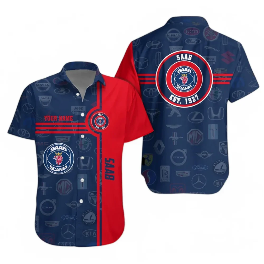 Premium Off-Road Ride Hawaiian Shirt Exclusive Logo, Urban Driver Button Shirt CAR174 - Image 2