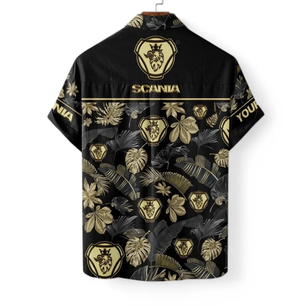 Long-Haul Vehicle Hawaiian Shirt Exclusive Logo, Garage Life Button Shirt CAR139 - Image 4