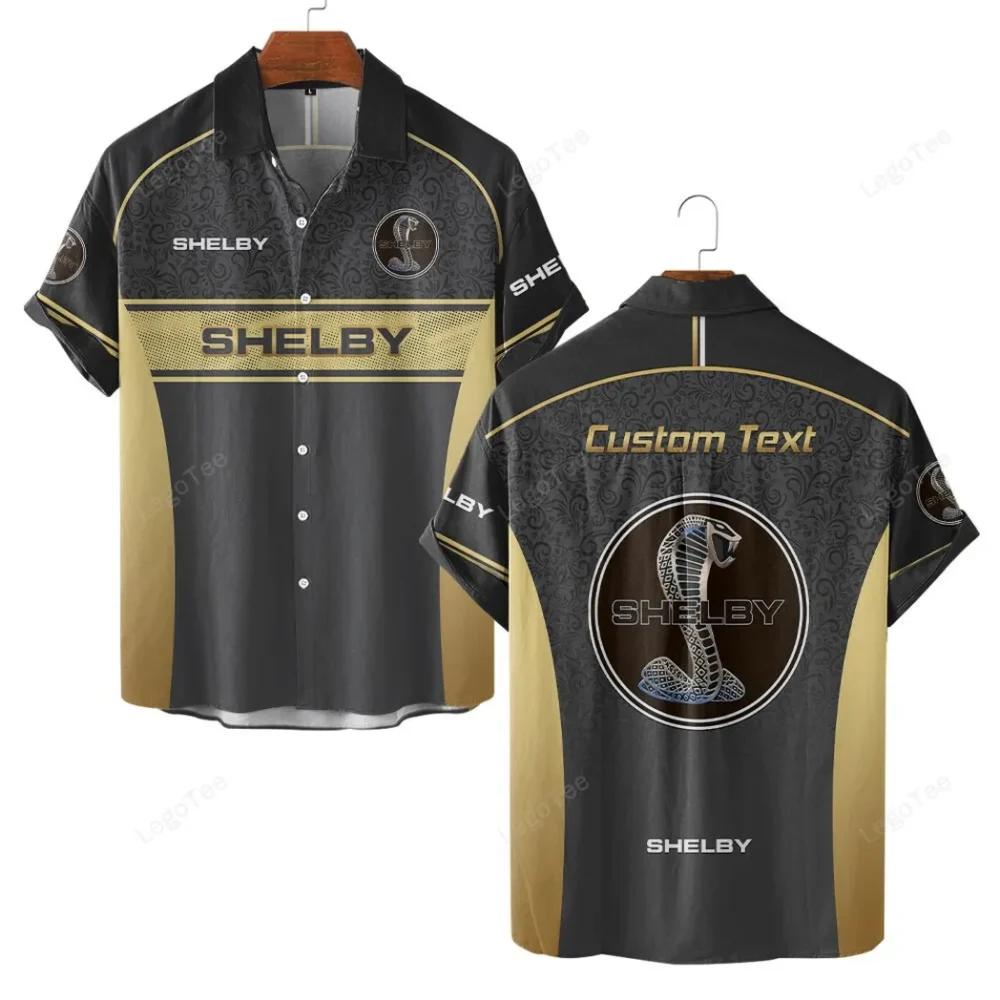 Classic Muscle Ride Hawaiian Shirt Exclusive Logo, Rider's Paradise Button Shirt CAR137 - Image 2