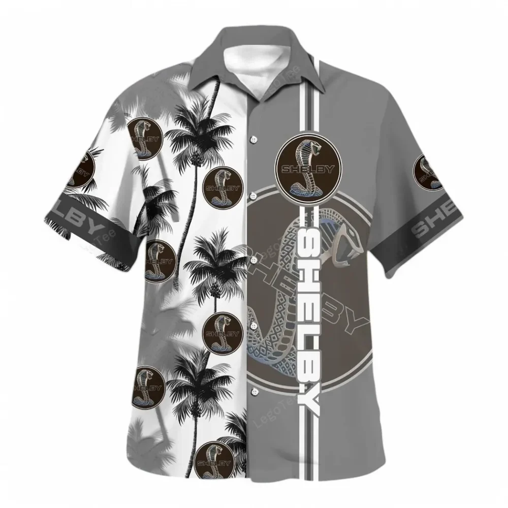 Power Coupe Hawaiian Shirt Exclusive Logo, Urban Driver Button Shirt CAR143 - Image 2