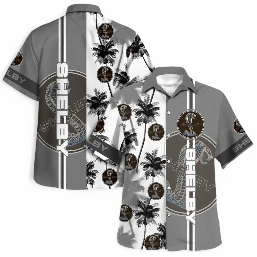 Power Coupe Hawaiian Shirt Exclusive Logo, Urban Driver Button Shirt CAR143 - Image 4