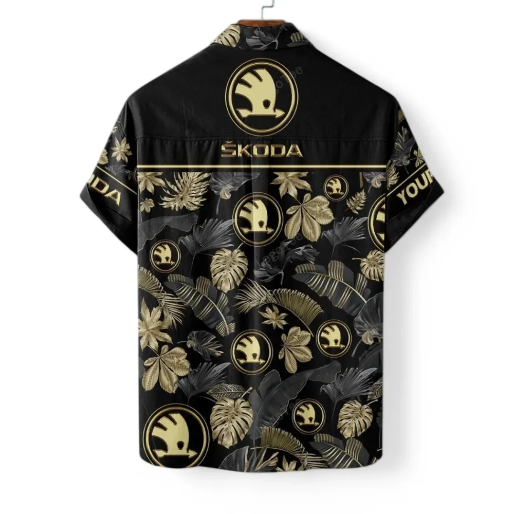 Reliable Vehicle Hawaiian Shirt Exclusive Logo, Car Meet Button Shirt CAR139 - Image 4