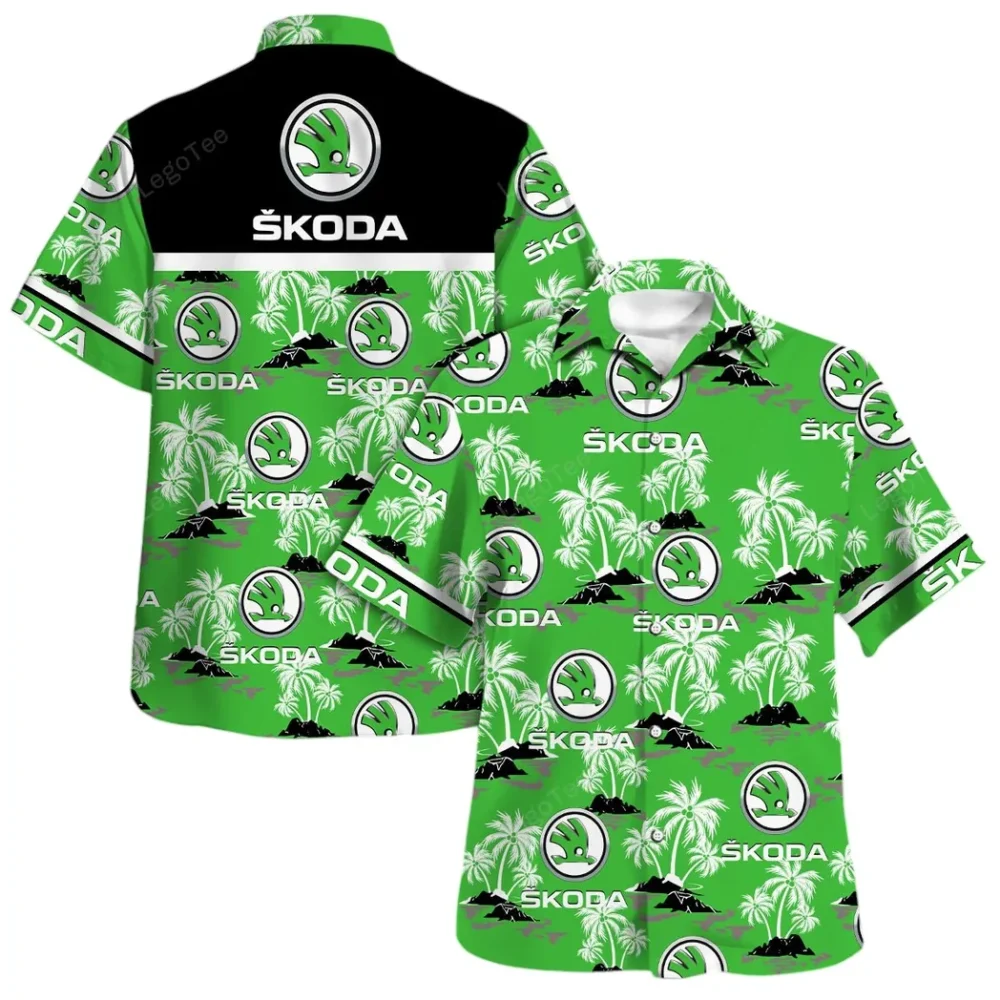 Practical Hatchback Hawaiian Shirt Exclusive Logo, Custom Ride Button Shirt CAR144 - Image 4