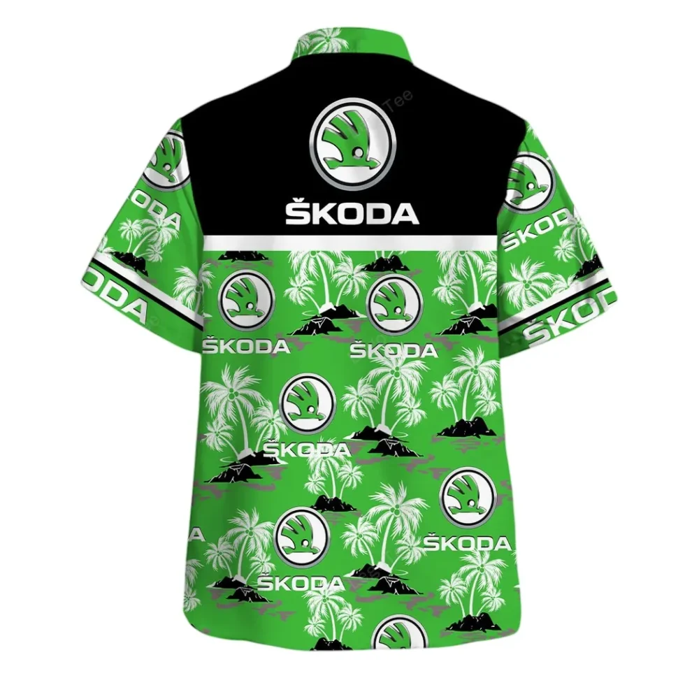 Practical Hatchback Hawaiian Shirt Exclusive Logo, Custom Ride Button Shirt CAR144 - Image 3