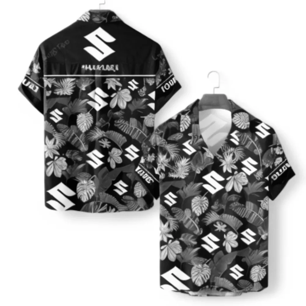 Street Racer Hawaiian Shirt Exclusive Logo, Highway Cruise Button Shirt CAR139 - Image 2
