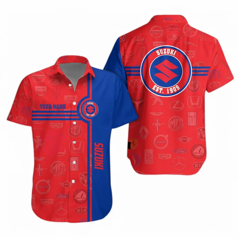 Speed Demon Hawaiian Shirt Exclusive Logo, Urban Driver Button Shirt CAR174 - Image 2