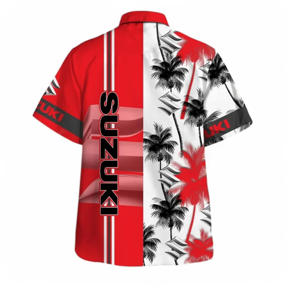 JDM Bike Hawaiian Shirt Exclusive Logo, Motorsport Vibe Button Shirt CAR143 - Image 3