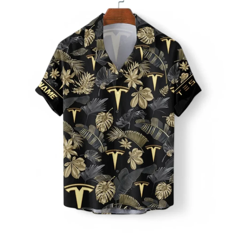 High-Tech Auto Hawaiian Shirt Exclusive Logo, Motor Culture Button Shirt CAR139 - Image 3
