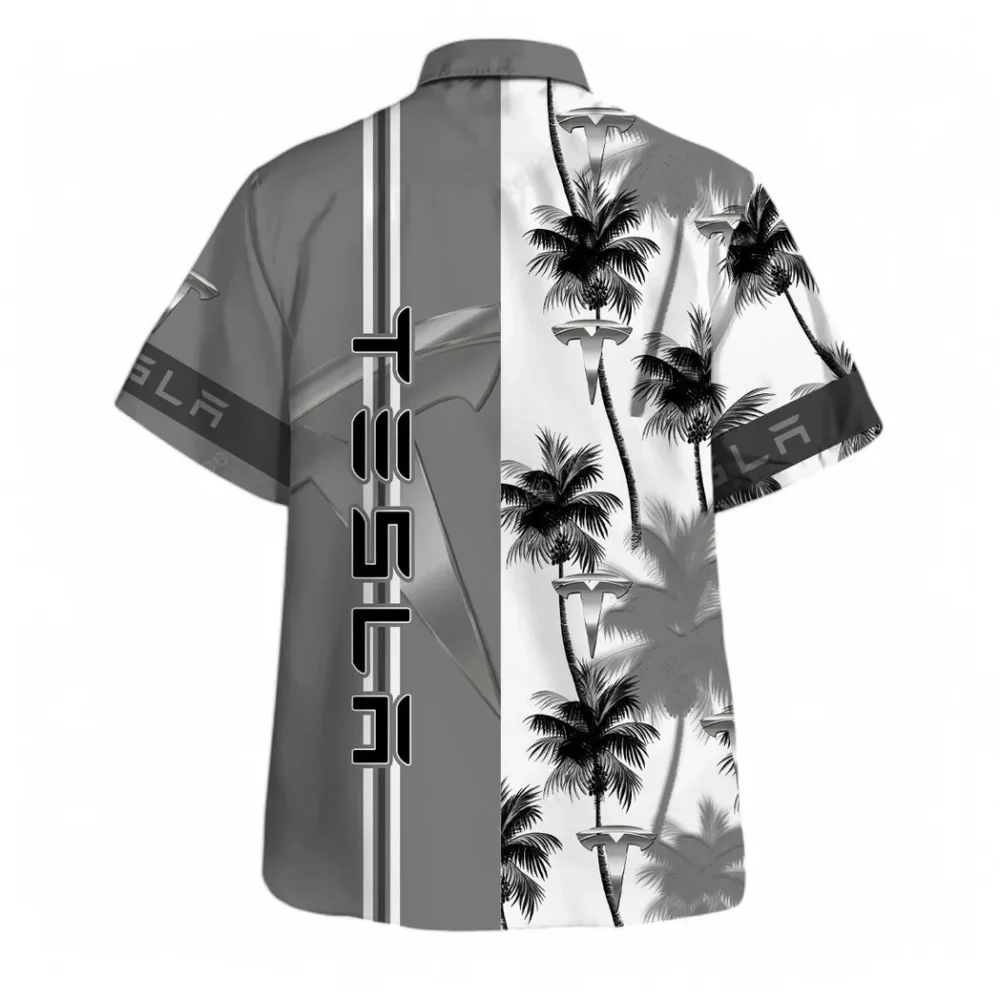 Futuristic Ride Hawaiian Shirt Exclusive Logo, Road Life Button Shirt CAR143 - Image 3