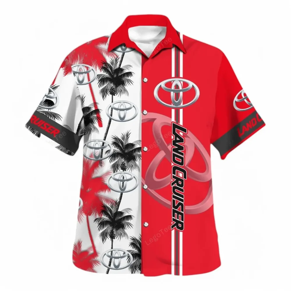 Adventure SUV Hawaiian Shirt Exclusive Logo, Chrome Wave Button Shirt CAR143 - Image 2