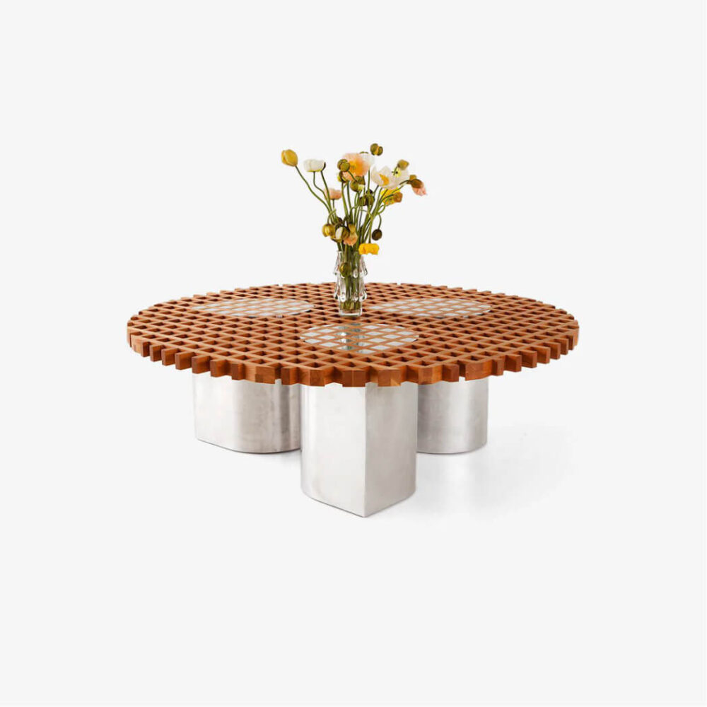 Adele Rectangular Engineered Wood Table - Image 6