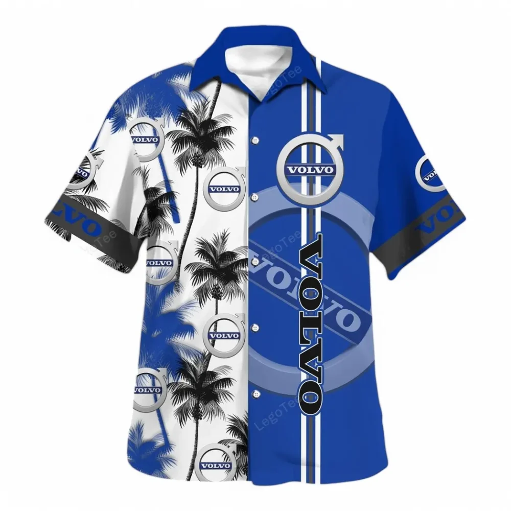 Luxury Car Hawaiian Shirt Exclusive Logo, Summer Garage Button Shirt CAR143 - Image 2