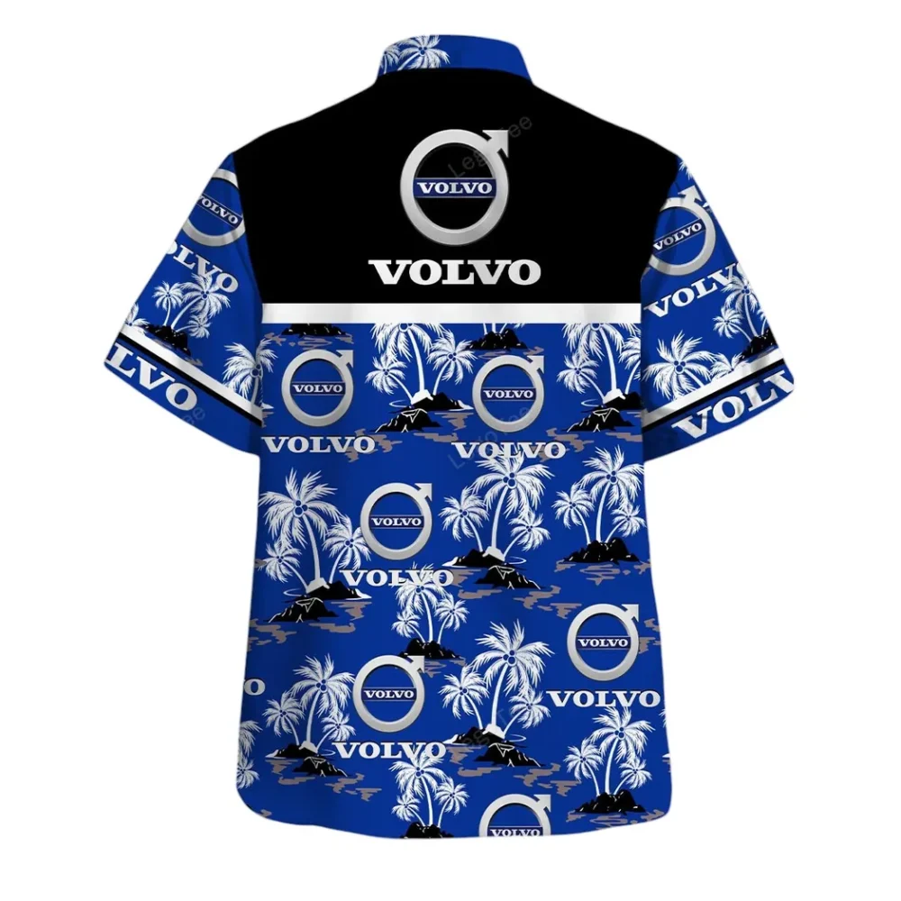 Durable Auto Brand Hawaiian Shirt Exclusive Logo, Chrome Wave Button Shirt CAR144 - Image 3