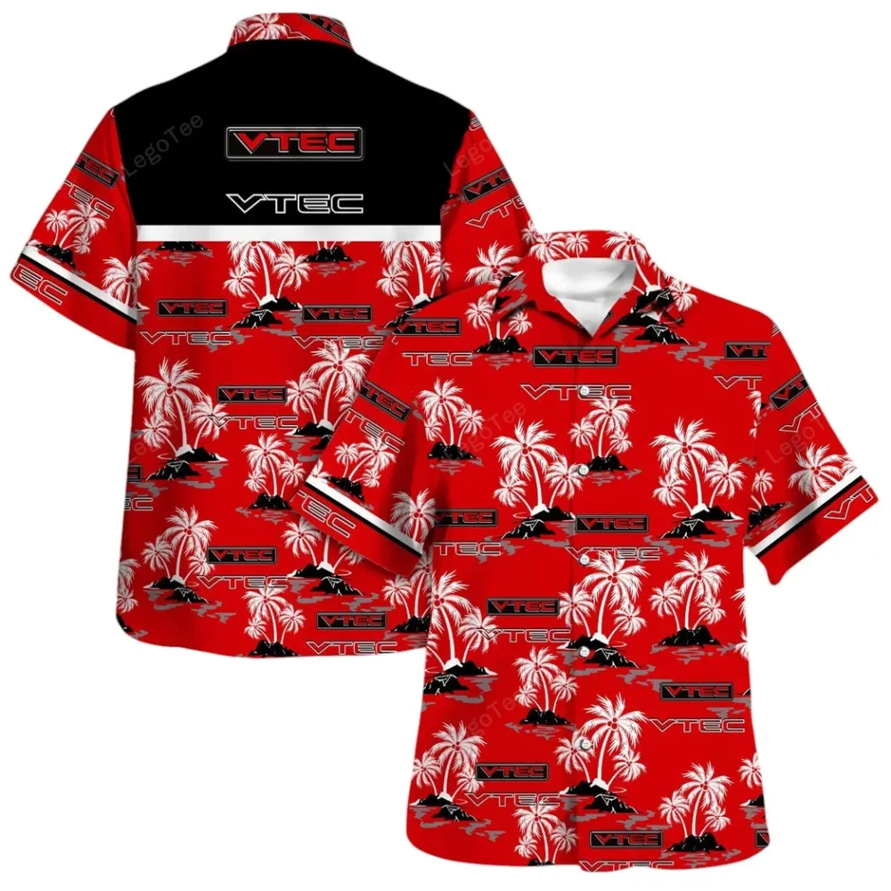Tuner Car Hawaiian Shirt Exclusive Logo, Auto Fan Button Shirt CAR144 - Image 4