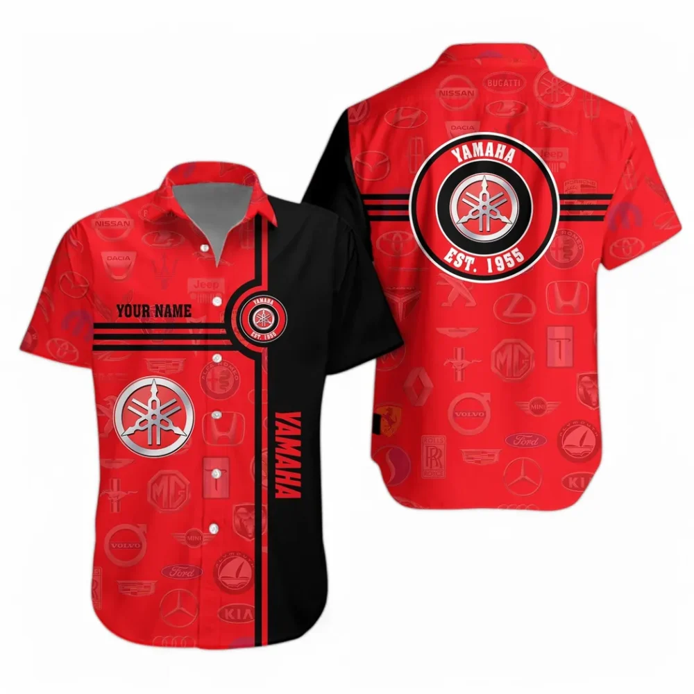 Off-Road Bike Hawaiian Shirt Exclusive Logo, Custom Ride Button Shirt CAR174 - Image 2